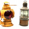 VINTAGE ARMSPEAR RAILROAD LAMP/LANTERN- 2 PCS. PIC-0