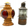 VINTAGE ARMSPEAR RAILROAD LAMP/LANTERN- 2 PCS. PIC-2