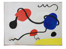 AFTER ALEXANDER CALDER WATERCOLOR PAINTING