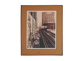 CHICAGO LOOP PHOTO PRINT BY RICHARD NEARING