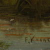 AN ENGLISH SCHOOL OIL PAINTING SIGNED BY F KEENE PIC-3