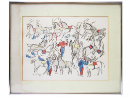 AFTER RAOUL DUFY FRENCH COLOR LITHOGRAPH CIRCUS