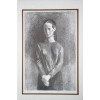 AMERICAN ETCHING GIRL PORTRAIT BY RAPHAEL SOYER PIC-1