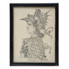 AN AFTER LEONARDO DA VINCI INK PAINTING SIGNED PIC-0