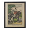 AN ANTIQUE 19TH CEN. CURRIER AND IVES LITHOGRAPH PIC-0