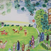 A VINTAGE RAOUL DUFY FRAMED ASCOT PRINT, 1935 PIC-3