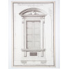 PAIR OF ANTIQUE ARCHITECTURAL DESIGN PRINTS 19 C. PIC-1