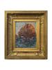 ATTR TO HENRY MORET FRENCH LANDSCAPE OIL PAINTING PIC-0