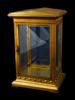 FRENCH ART DECO MANNER GILT BRONZE CABINET DISPLAY PIC-0