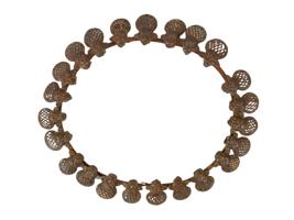LARGE BRONZE AND IRON BAMILEKE KING NECKLACE