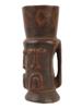 AFRICAN HAND CARVED WOODEN KUBA CEREMONIAL CUP PIC-1
