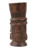 AFRICAN HAND CARVED WOODEN KUBA CEREMONIAL CUP PIC-2