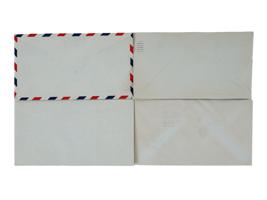 COLLECTION OF VINTAGE AMERICAN ENVELOPES WITH STAMPS