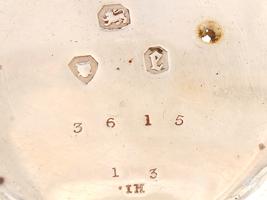 ANTIQUE ENGLISH VICTORIAN STERLING SILVER POCKET WATCH