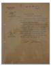 RUSSIAN 1922 LETTER HAND SIGNED BY PYOTR WRANGEL PIC-1