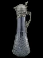 ANTIQUE EUROPEAN CUT CRYSTAL DECANTER