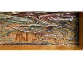 AMERICAN OIL LANDSCAPE PAINTING BY HENRY CURTIS AHL JR