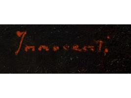 ITALIAN OIL PAINTING BY CAMILLO GIOVANNI INNOCENTI