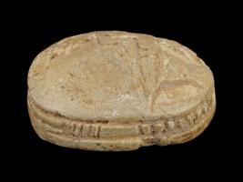 ANCIENT EGYPTIAN LATE PERIOD STEATITE SCARAB BEAD