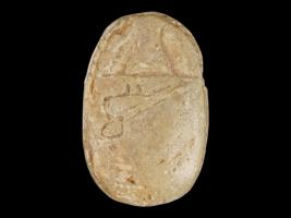 ANCIENT EGYPTIAN LATE PERIOD STEATITE SCARAB BEAD