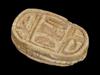 ANCIENT EGYPTIAN LATE PERIOD STEATITE SCARAB BEAD PIC-0
