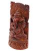 VINTAGE INDIAN CARVED WOOD WALL PANEL W GANESHA PIC-1