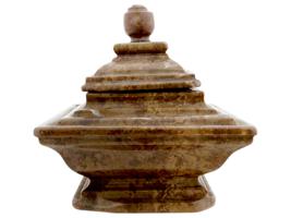 ANTIQUE ITALIAN NEOCLASSICAL GRAND TOUR MARBLE INKWELL