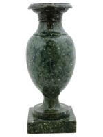 ANTIQUE GRAND TOUR GREEN MARBLE VASE
