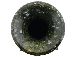 ANTIQUE GRAND TOUR GREEN MARBLE VASE