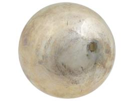 LARGE VINTAGE OR ANTIQUE SILVER PLATED DECORATIVE EGG