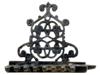 ANTIQUE 18TH CENTURY HANUKKAH LAMP W FOLIATE DESIGN PIC-3