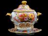 EARLY 19TH CEN ENGLISH PORCELAIN SAUCE TUREEN SET PIC-0