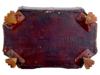 ANTIQUE 19TH CENTURY CHINESE EXPORT PAINTED LEATHER BOX PIC-7