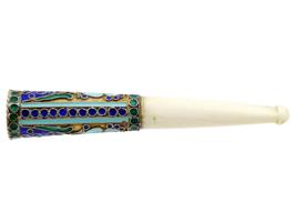 RUSSIAN CLOISONNE ENAMEL CIGARETTE HOLDER