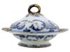 ANTIQUE VICTORIAN MINTON PORCELAIN COVERED TUREEN PIC-4