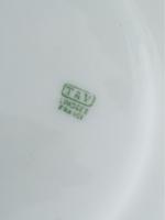 ANTIQUE TRESSEMANN AND VOGT LIMOGES PORCELAIN BEER JUG
