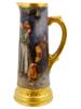 ANTIQUE TRESSEMANN AND VOGT LIMOGES PORCELAIN BEER JUG PIC-0