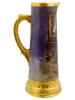 ANTIQUE TRESSEMANN AND VOGT LIMOGES PORCELAIN BEER JUG PIC-3