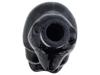 VINTAGE BLACK ART GLASS BEAR SCULPTURAL BOTTLE PIC-5