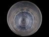 MASONIC ETCHED INITIALS CLEAR GLASS WINE GOBLET PIC-5