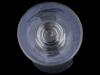 MASONIC ETCHED INITIALS CLEAR GLASS WINE GOBLET PIC-6