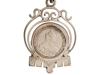RUSSIAN SILVER FOB DIAMOND WATCH AND CHATELAINE SET PIC-5