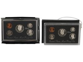 1997 AND 1998 UNITED STATES MINT SILVER PROOF SETS