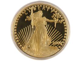 AMERICAN GIANT GOLDEN EAGLE COIN WASHINGTON MINT COA