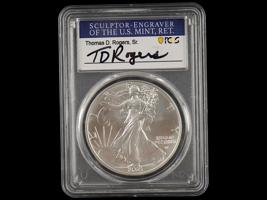 2021 AMERICAN SILVER EAGLE $1 COIN FIRST DAY OF ISSUE