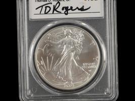 2021 AMERICAN SILVER EAGLE $1 COIN FIRST DAY OF ISSUE