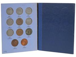 COLLECTION BOOK OF ANTIQUE UNITED STATES LARGE CENTS