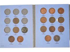 COLLECTION BOOK OF ANTIQUE UNITED STATES LARGE CENTS