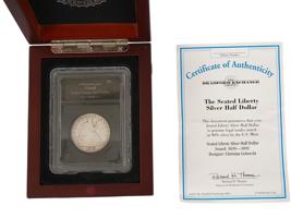 1876 SEATED LIBERTY SILVER HALF DOLLAR CERTIFIED