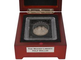 1876 SEATED LIBERTY SILVER HALF DOLLAR CERTIFIED